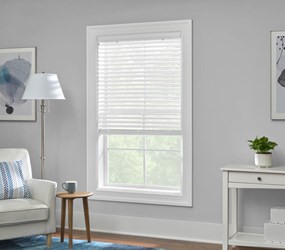 American Blinds: Trademark Cordless S-Curve 2 Inch Faux Wood Vinyl Blinds